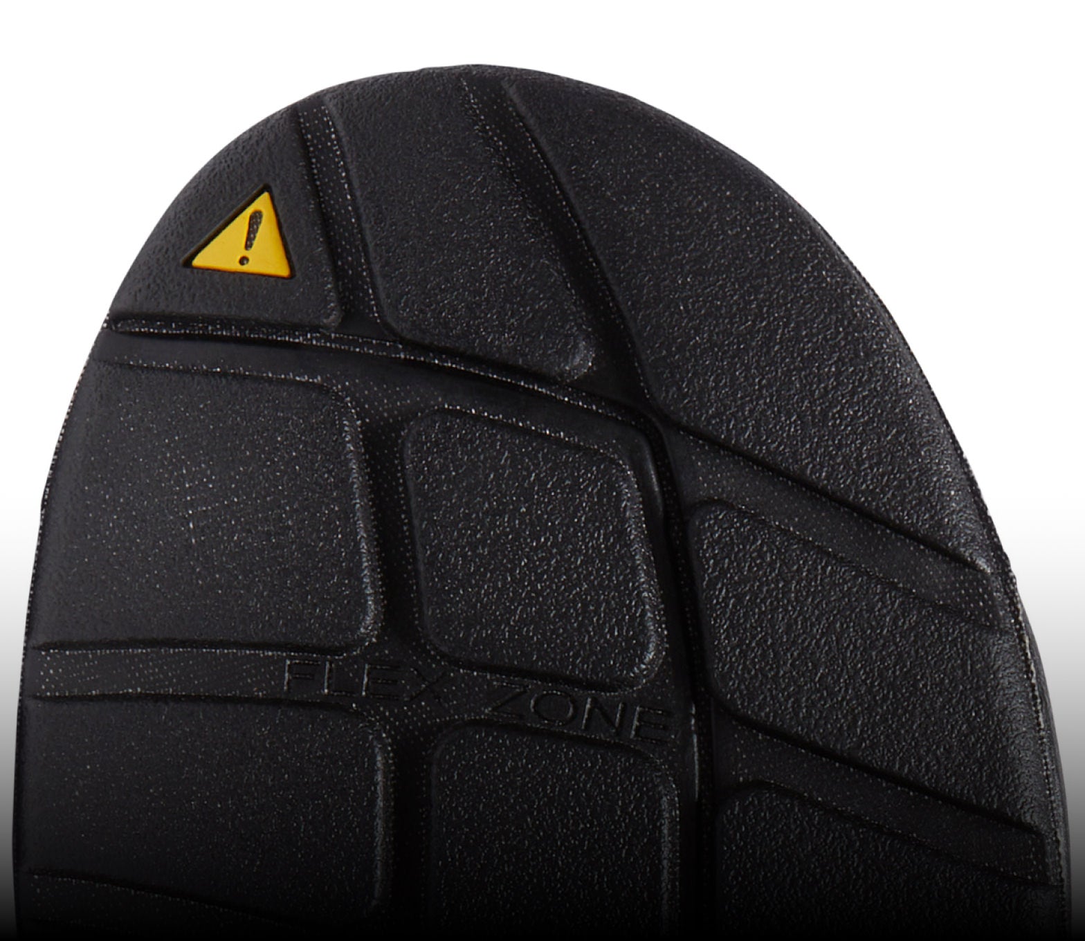 A close-up of the black undersole of a KEEN UNEEK sandal.