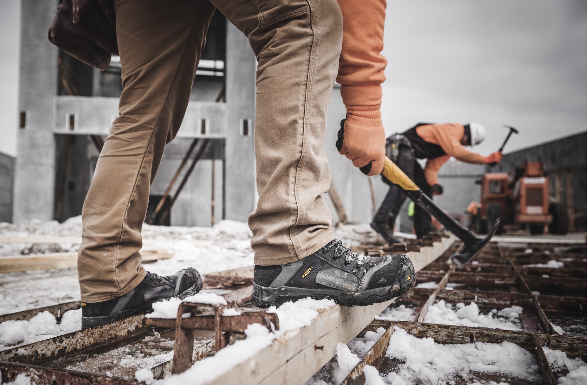 KEEN-parison: Winter Work Boot Traction