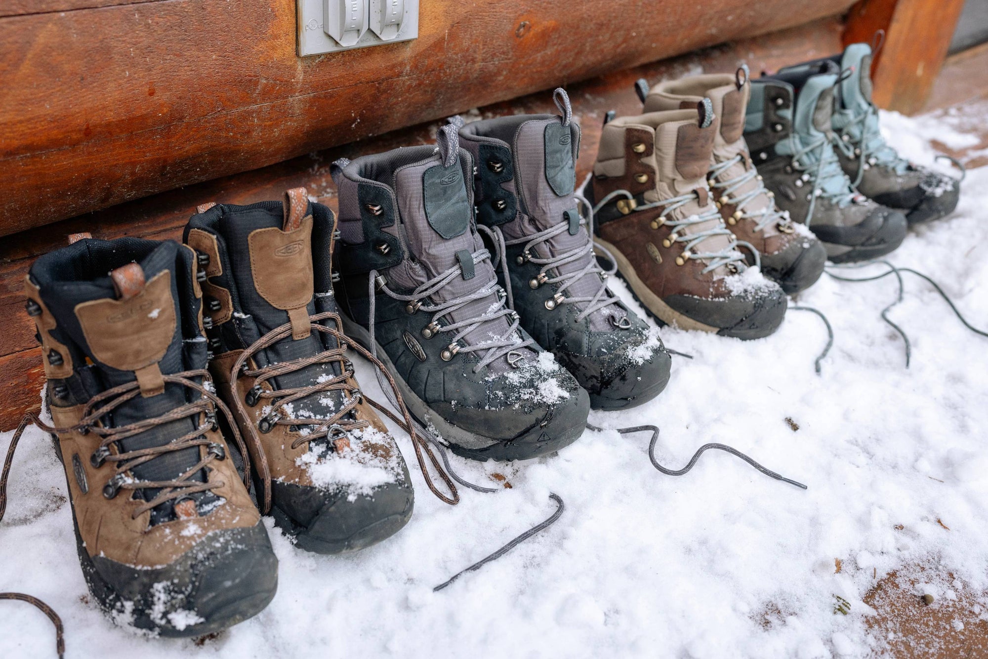 When hiking shoes are okay for snow