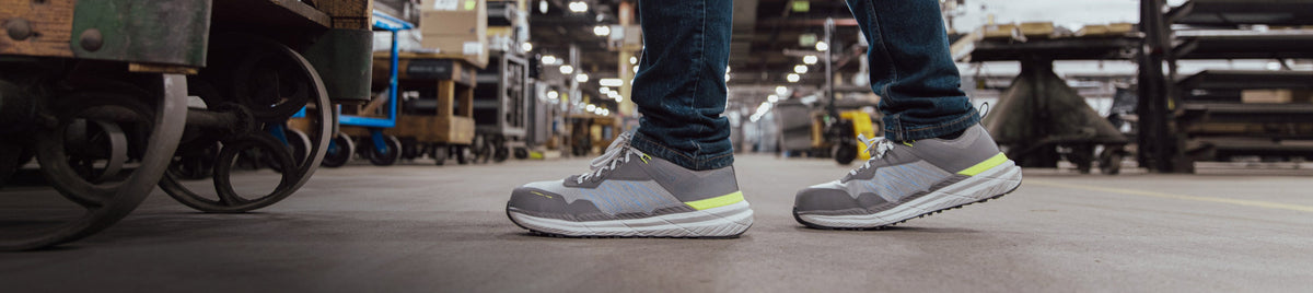 Synthetic Mesh Work Boots & Shoes