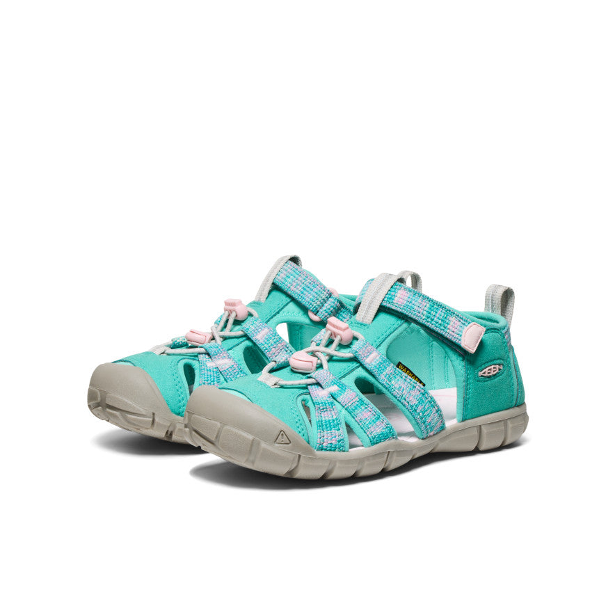 Big Kids' Seacamp II CNX | Bright Aqua/Giggle Pink | KEEN Footwear
