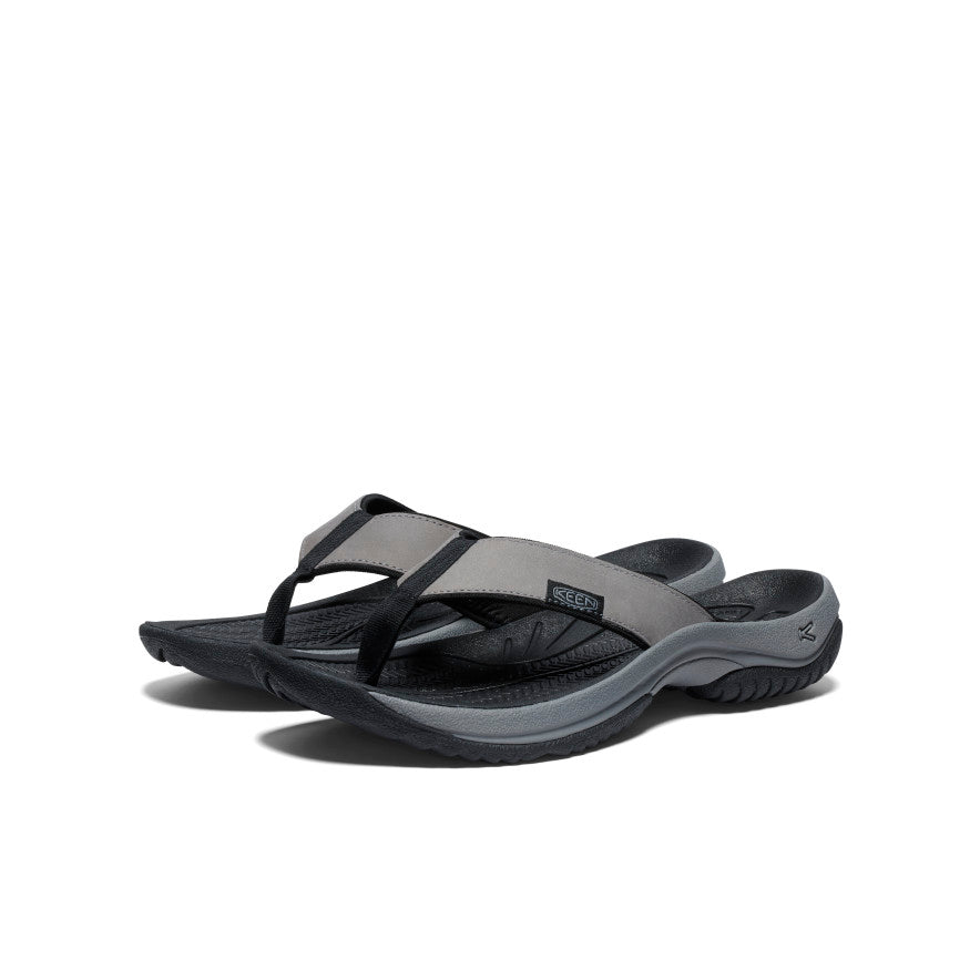 Men's Kona Leather Flip-Flop | Steel Gray | KEEN Footwear