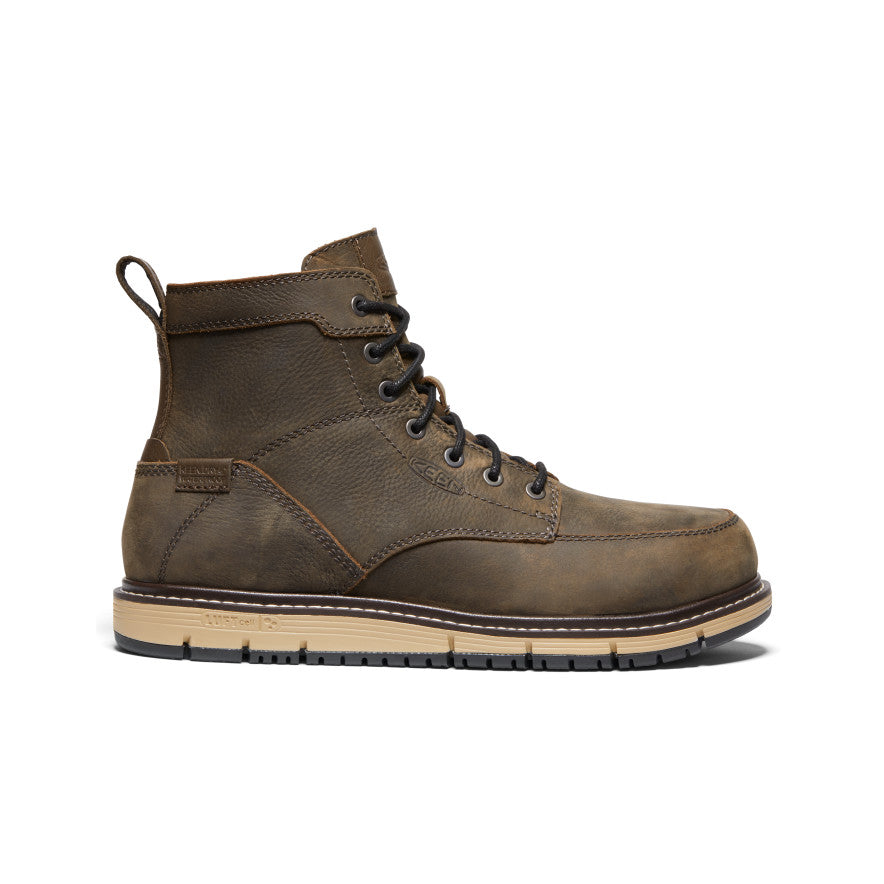 【未使用級】KEEN SAN JOSE 6 ハイトップ　安全靴　シボ革　27 黒 Men's Waterproof Leather Boots | Brown | KEEN Footwear