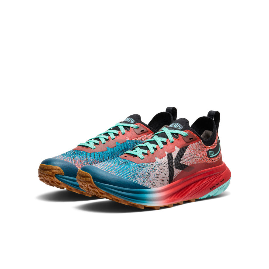 Women's Seek Trail Running Shoe | Grenadine/Ocean Depths | KEEN