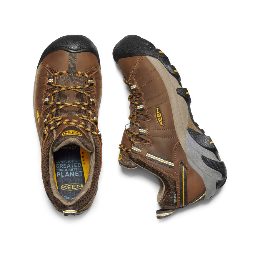 [キーン] KEEN TARGHEE II 1008417 CASCADE BROWN/G YELL (CASCADE BROWN/G YELL/9.5) Men's Targhee II Hiking Shoes | Yellow/Brown | KEEN Footwear