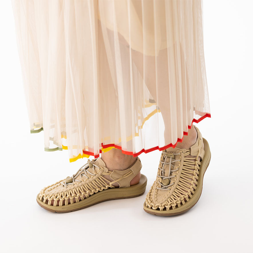 Women's Uneek Two-Cord Sandals | Tan | KEEN Footwear