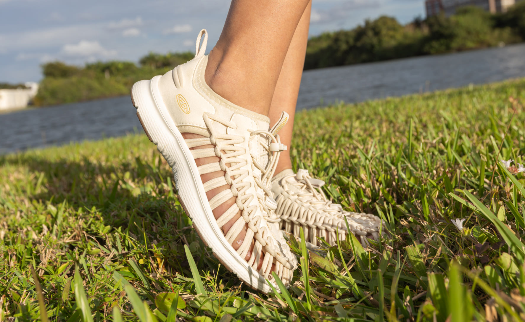 Women's UNEEK O3 Birch/Star White Sandal | KEEN | KEEN Footwear