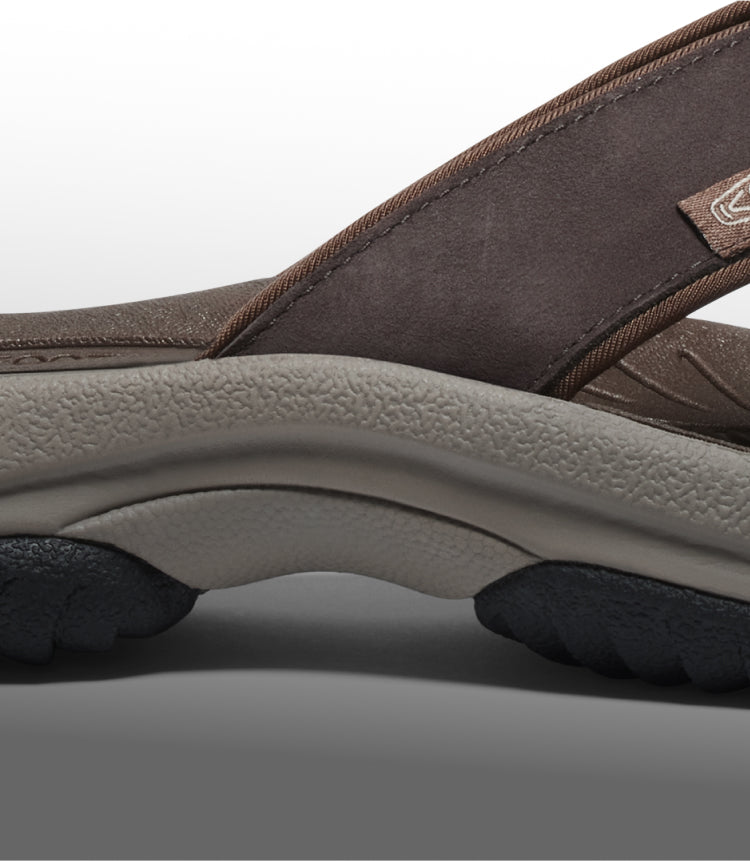 Men's Kona Leather Flip-Flop | Java | KEEN Footwear