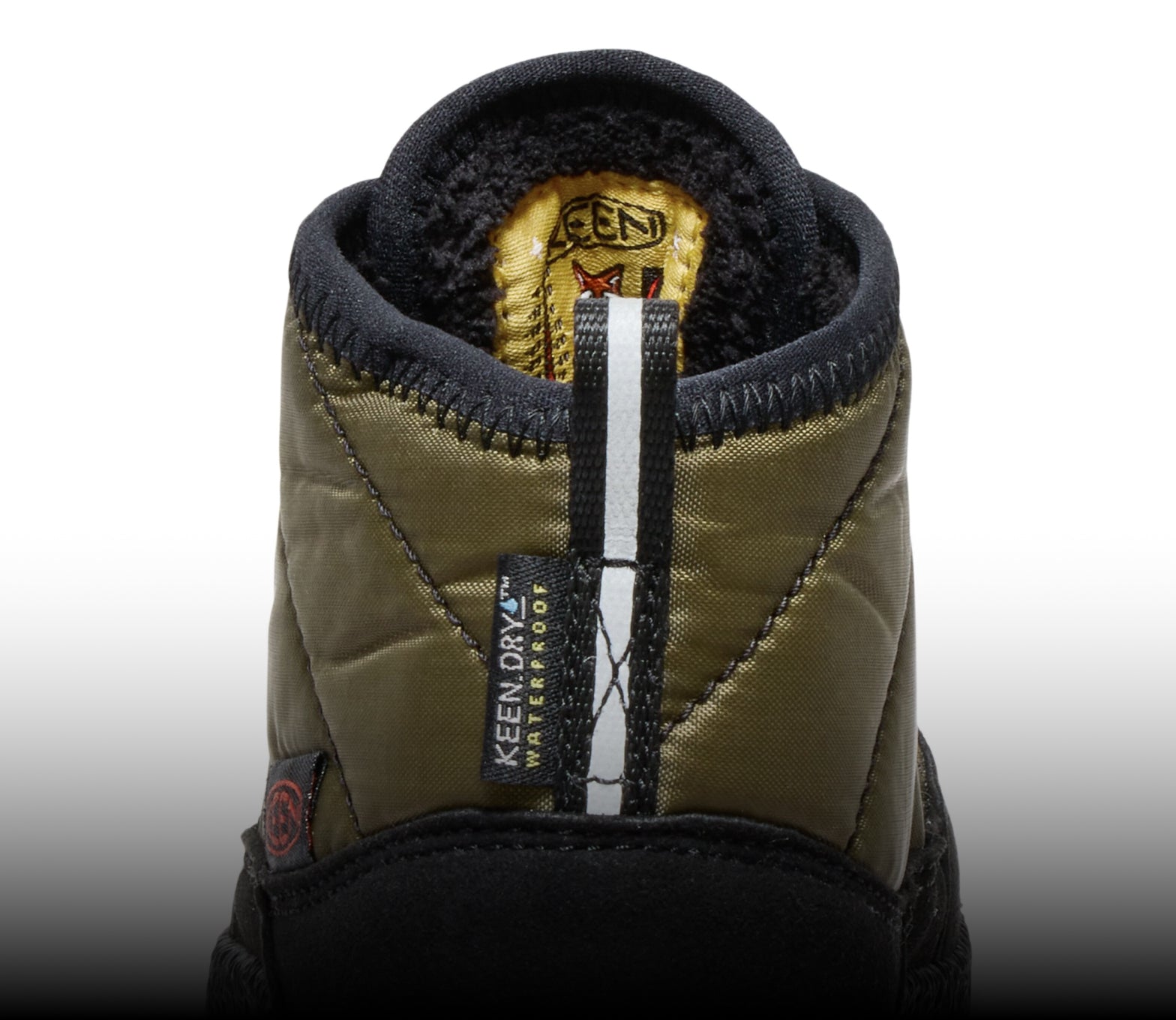 Little Kids' Howser II Waterproof Chukka | Dark Olive/Gold