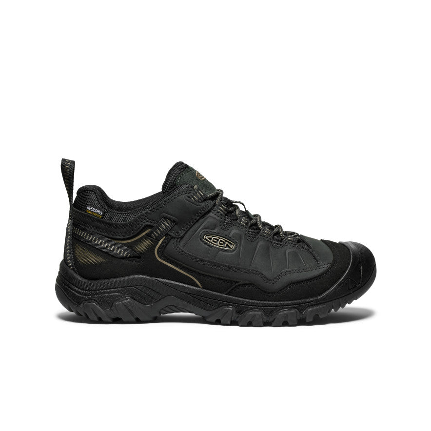 Men´s Targhee IV Waterproof Hiking Shoe Triple Black KEEN Footwear