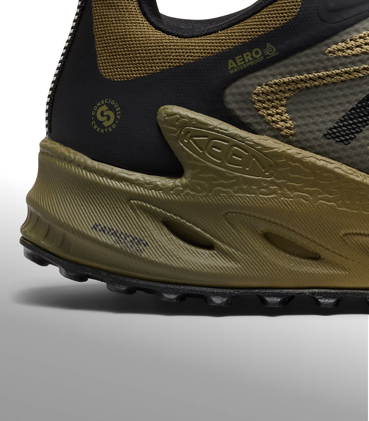 Men's Zionic NXT Waterproof Hiking Shoe | Safari/Red Ochre