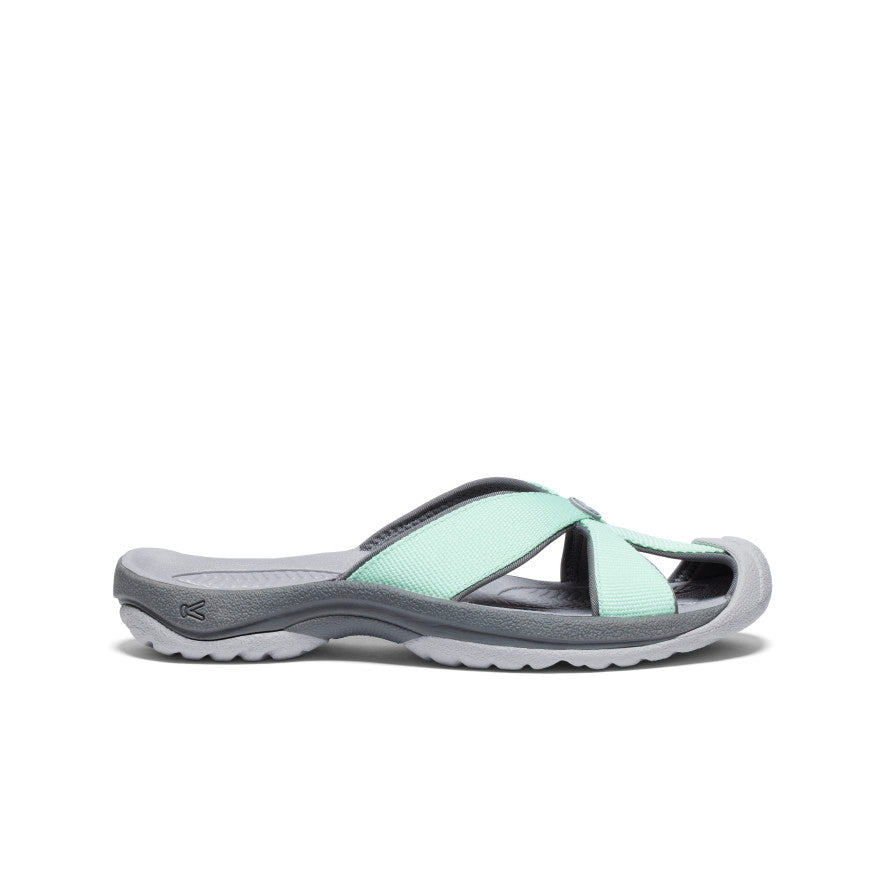 (取寄) キーン レディース バリ TG KEEN women KEEN Bali TG Lichen/Steel Grey Women's Bali Slide Sandal | Lichen/Grey | KEEN Footwear