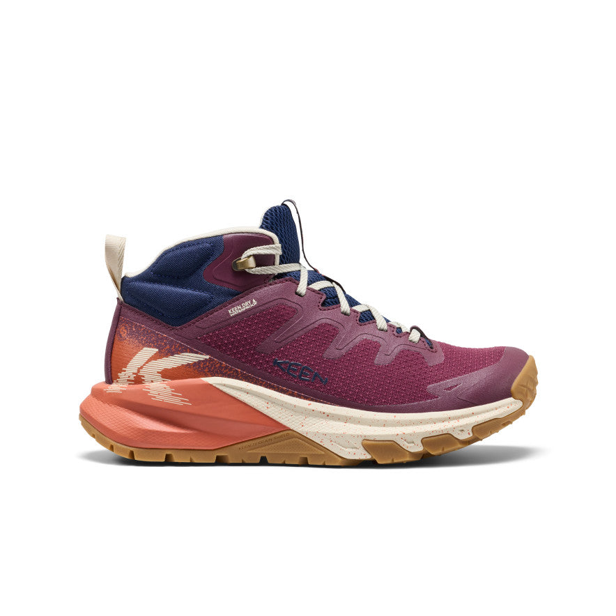 ダーツ K8 Women's Targhee Apex Waterproof Hiking Boot | Fig/Burnt Brick