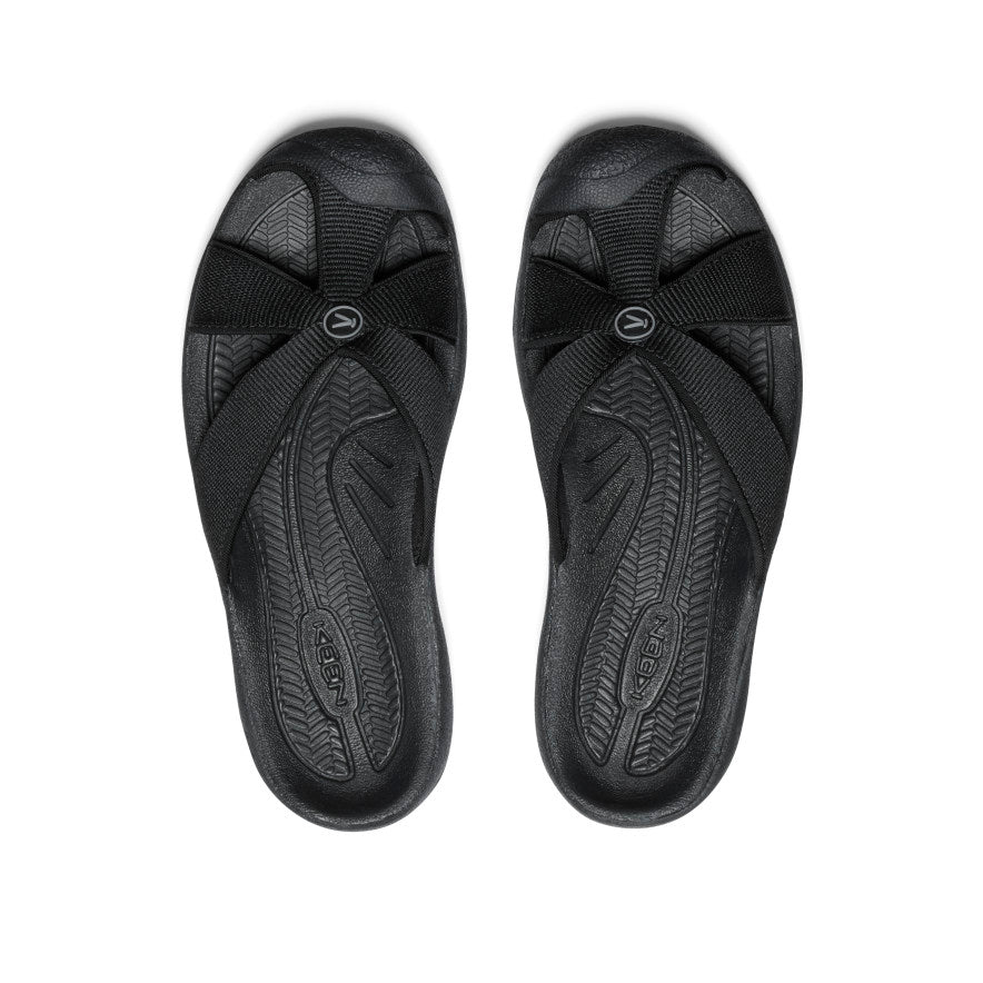 Women's Bali Slide Sandal | Black/Steel Grey | KEEN Footwear