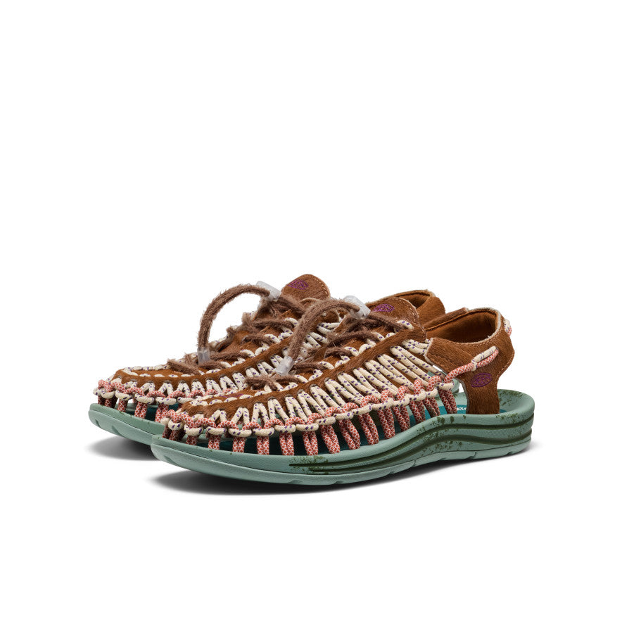 All Gender UNEEK Leather Sneaker | Terrain Roasted Pecan | KEEN