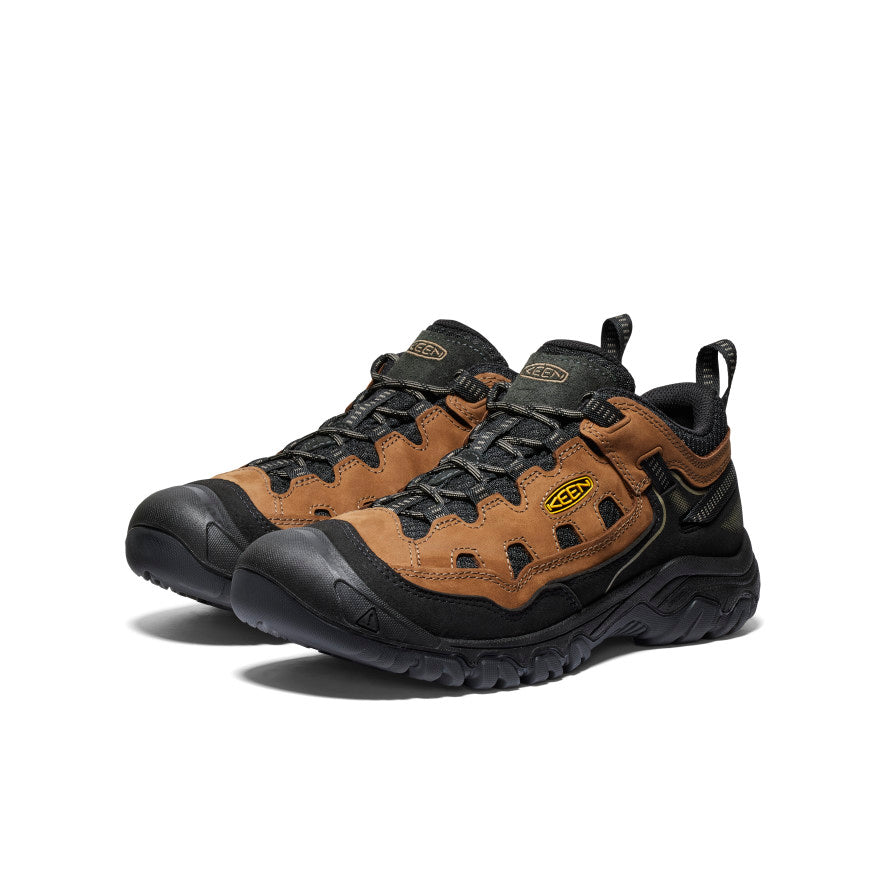 (取寄) キーン メンズ ターギー Iv ベント ハイキング シューズ KEEN men KEEN Targhee IV Vent Hiking Shoe Bison/Golden Yellow Men's Targhee IV Vented Hiking Shoe | Bison | KEEN Footwear