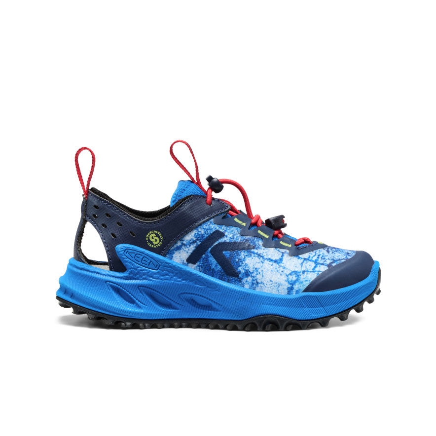 KEEN （キーン）MAZARINE BLUE  29cm Little Kids' Zionic ADV Sandal | Precious Blue/Racing Red | KEEN