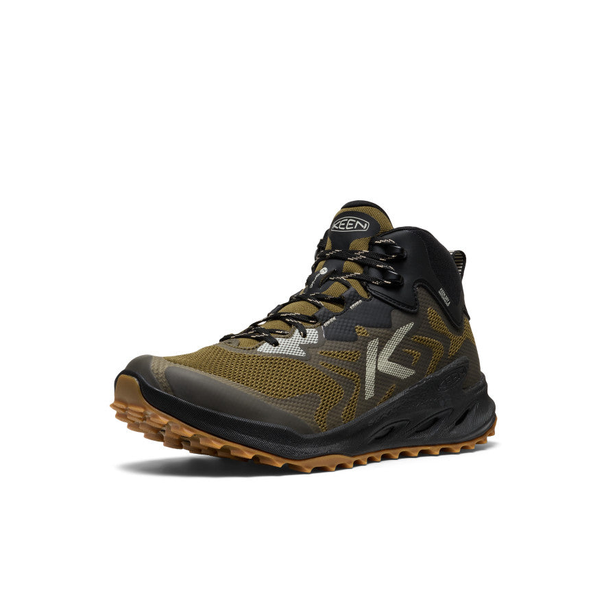 Men's Zionic NXT Waterproof Hiking Boot | Dark Olive/Black | KEEN