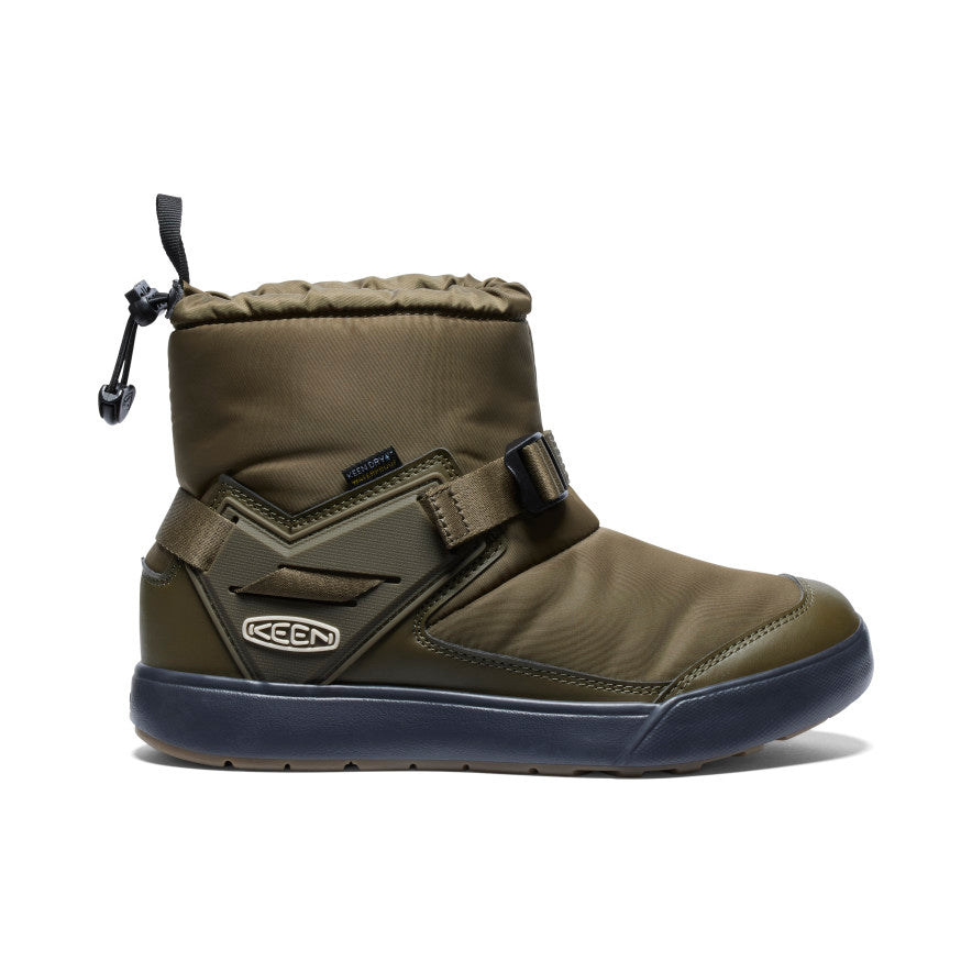 Women s Hoodromeo Waterproof Slip On Boot Dark Olive Black