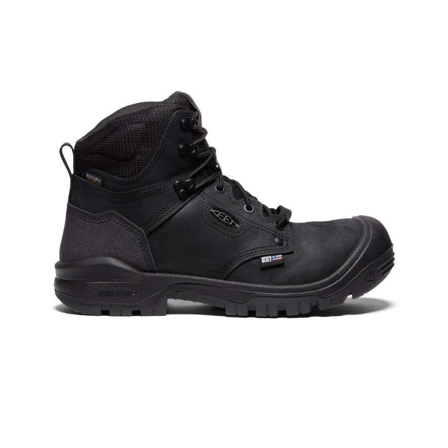 Keen black leather boots top