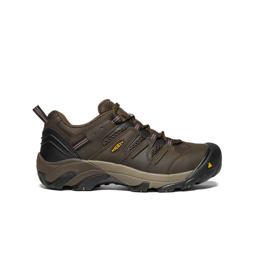 Men's Lansing Low (Steel Toe) Brown KEEN Footwear