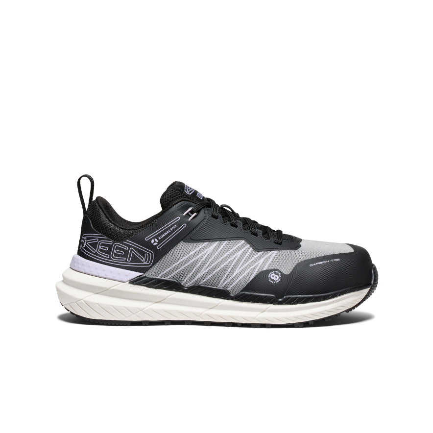 nalu＊-11138 Women's Speedworks Work Sneaker (Carbon Toe) | Thistle/Black