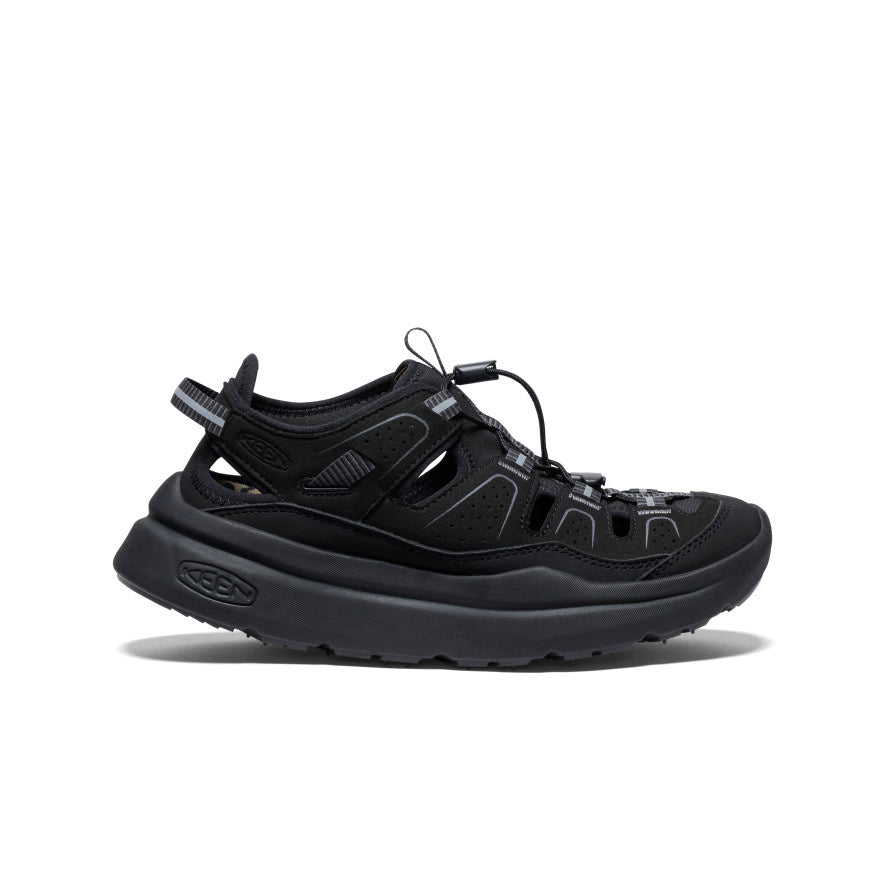 Women's Wk450 Walking Sandal Black KEEN Footwear - Main Image