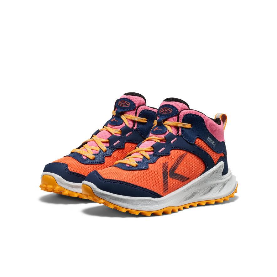Big Kids' Zionic Waterproof Boot | Naval Academy/Nasturtium | KEEN