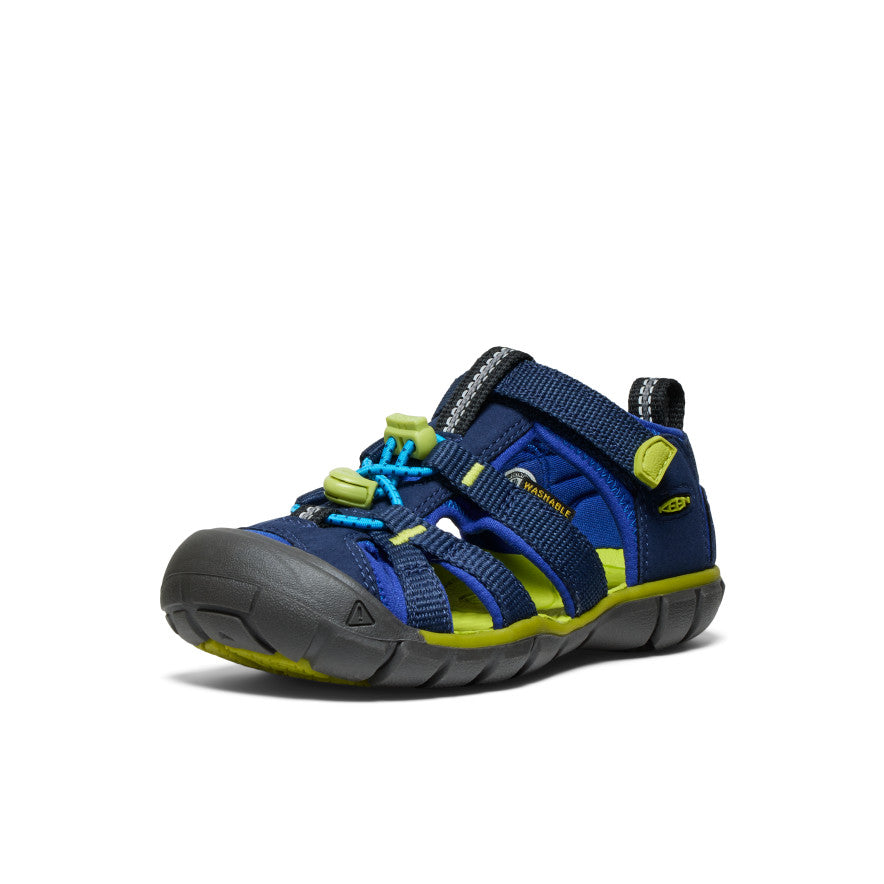 Little Kids' Seacamp II CNX | Naval Academy/Chartreuse | KEEN Footwear