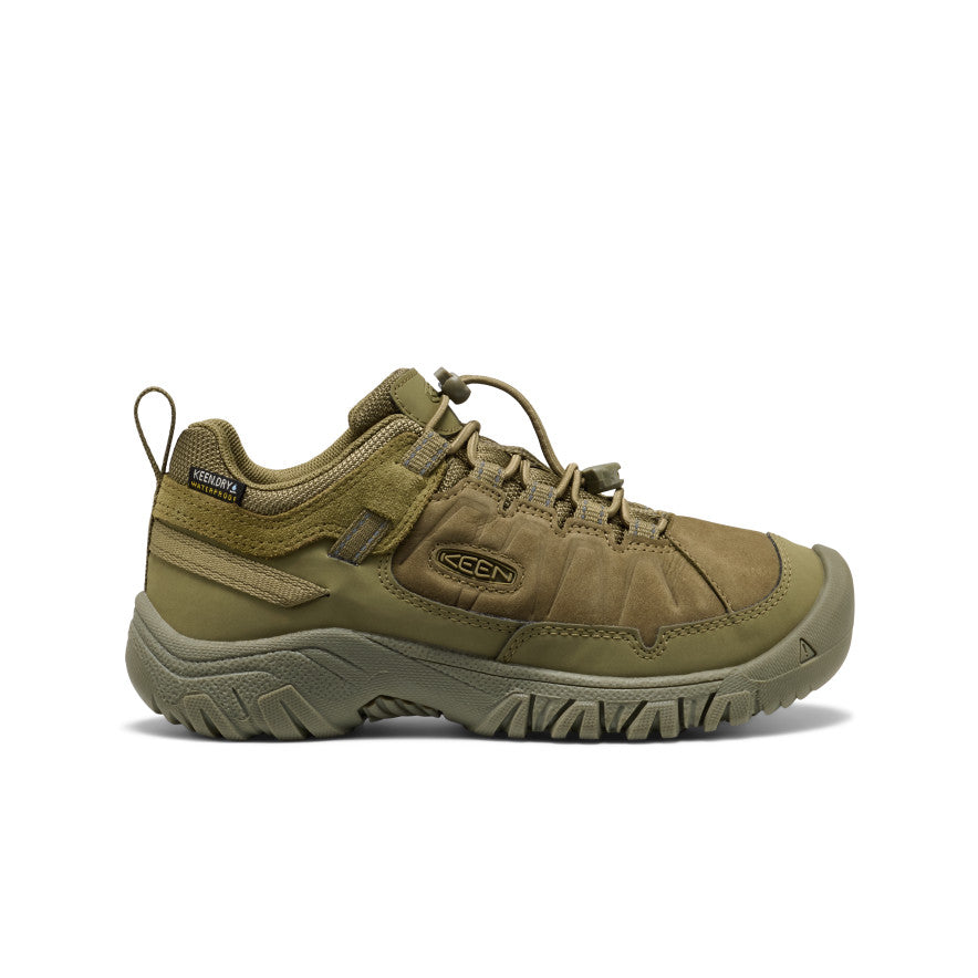 Big Kids' Targhee IV Waterproof Hiking Shoe | Martini Olive | KEEN