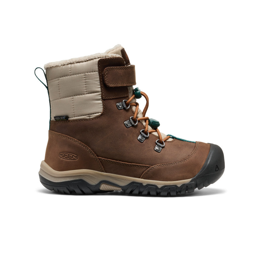 Big Kids' Kanibou Waterproof Winter Boot | Dark Earth/Roasted