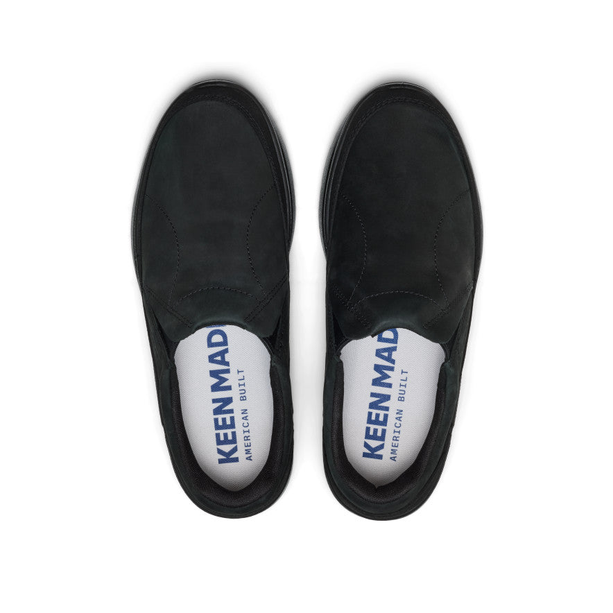 Men's KM2 Leather Slip-On | Black/Black | KEEN Footwear