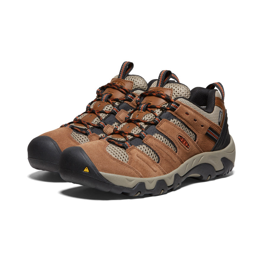 Men's Headout Waterproof Hiking Shoe Bison KEEN Footwear