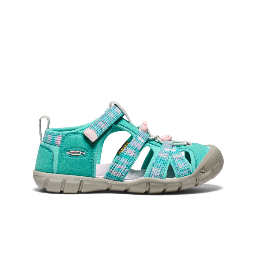 Big Kids' Seacamp II CNX | Bright Aqua/Giggle Pink | KEEN Footwear