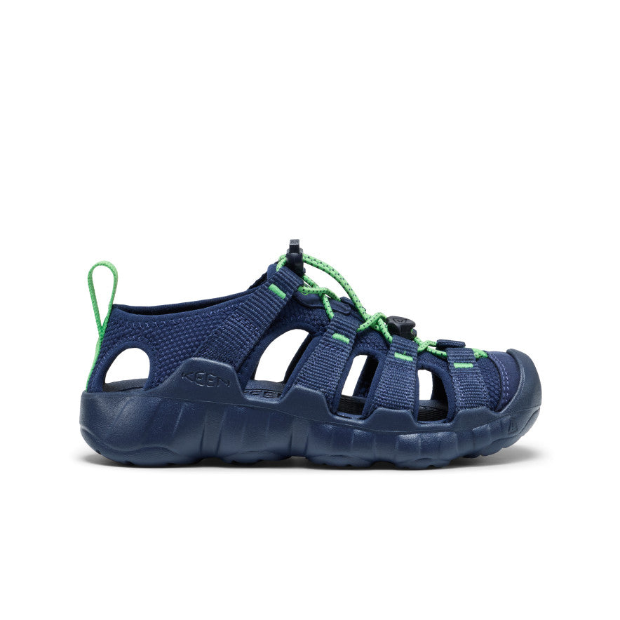K&Khaha 140cm ジュニアピステ上下 グリーンネイビー Big Kids' Hyperport H2 Sandal | Naval Academy/Vibrant Green | KEEN