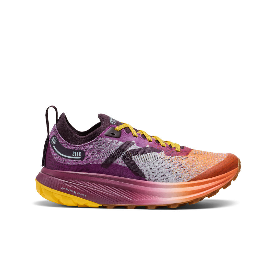 ブローニング　ボロン　902 Women's Seek Trail Running Shoe | Willowherb/Orange Peel | KEEN