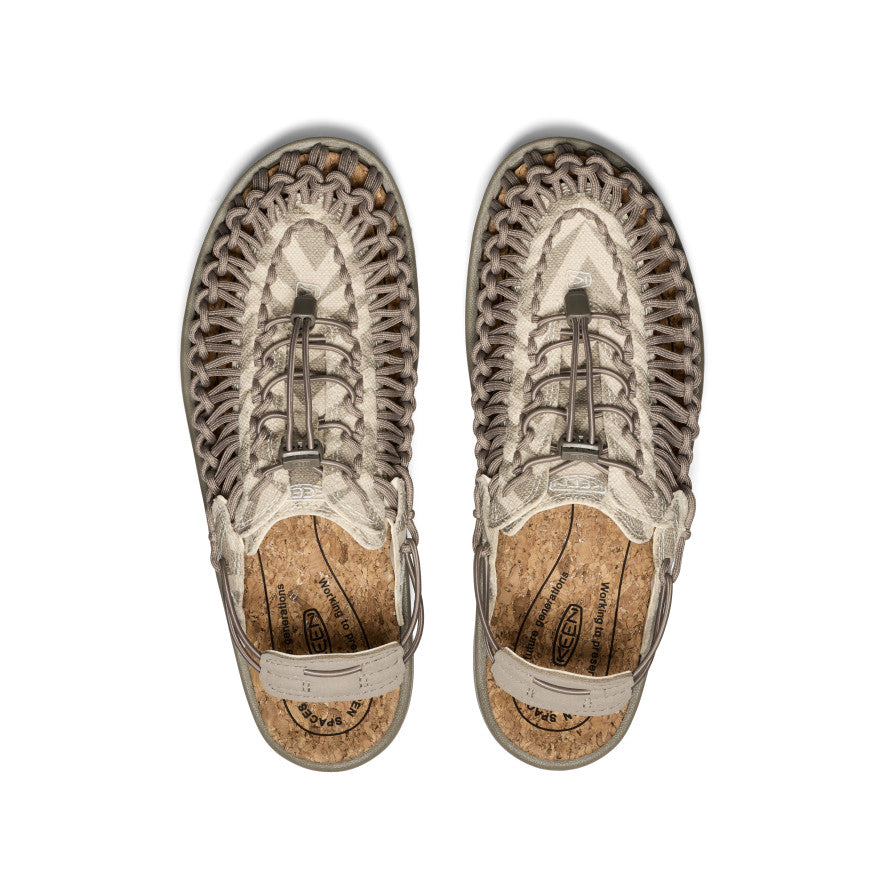 ［新品未使用!!］keen UNEEK II SLID All Gender UNEEK II Convertible Canvas Sneaker | Brindle/Natural