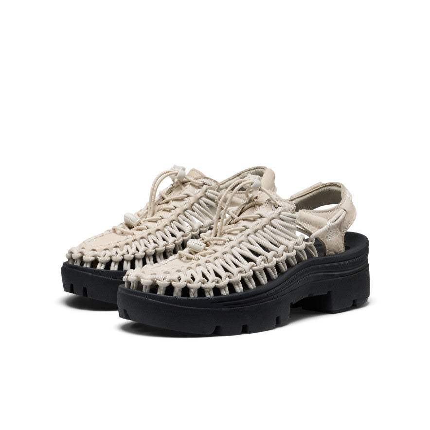 靴 Keen ALL GENDER UNEEK PLT All Gender UNEEK PLT Mary Jane Sneaker | Birch Smooth Lea | KEEN