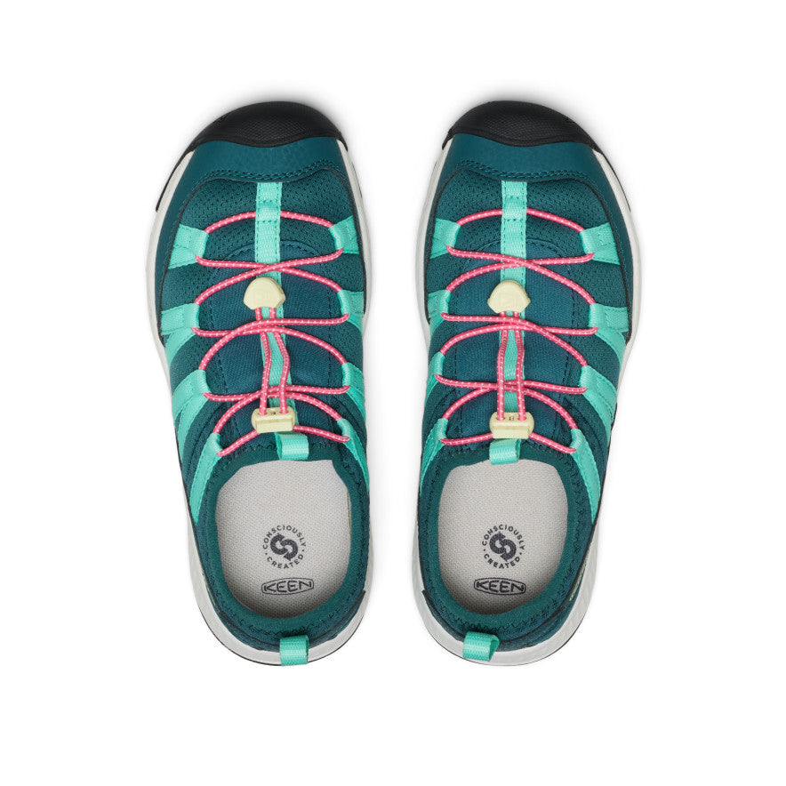 Big Kids' Motozoa Sneaker | Mediterranea/Pink Lemonade | KEEN Footwear