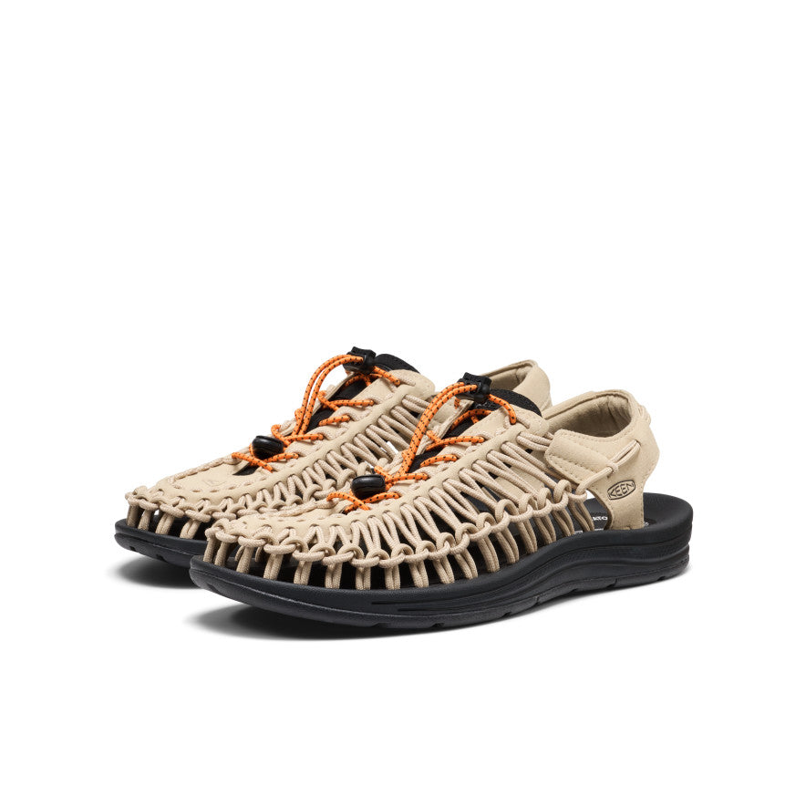 Men's UNEEK Sneaker | Safari/Orange Peel | KEEN Footwear
