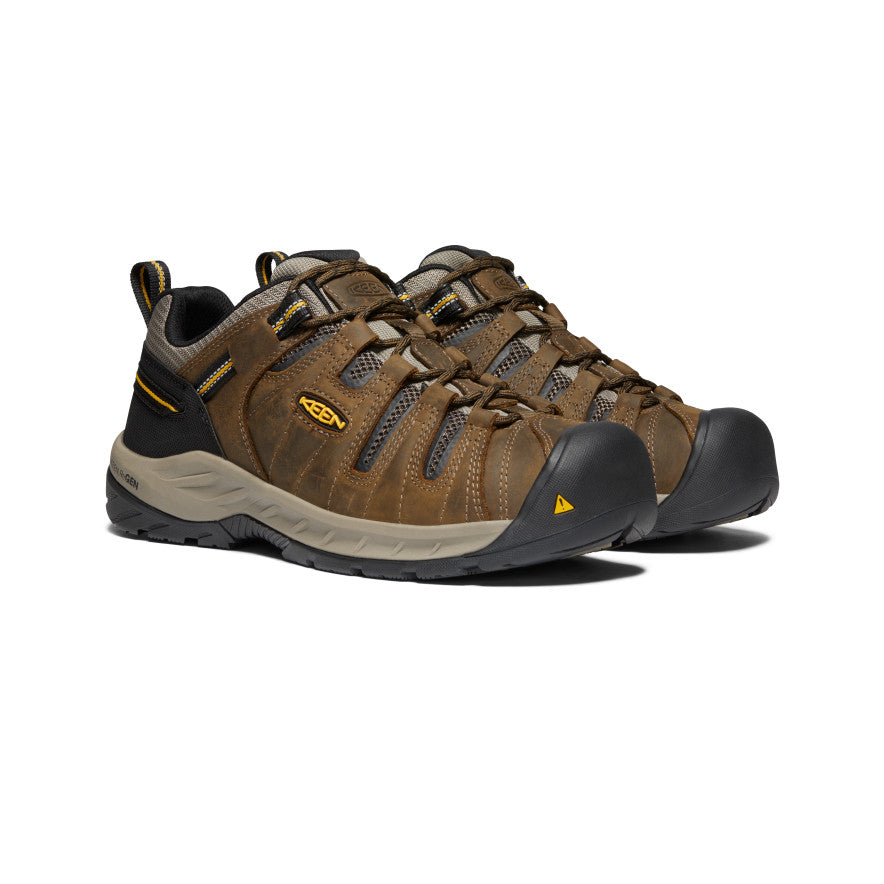keen2ページ1 Men's Flint II (Soft Toe) Cascade Brown/Golden Rod | KEEN Footwear