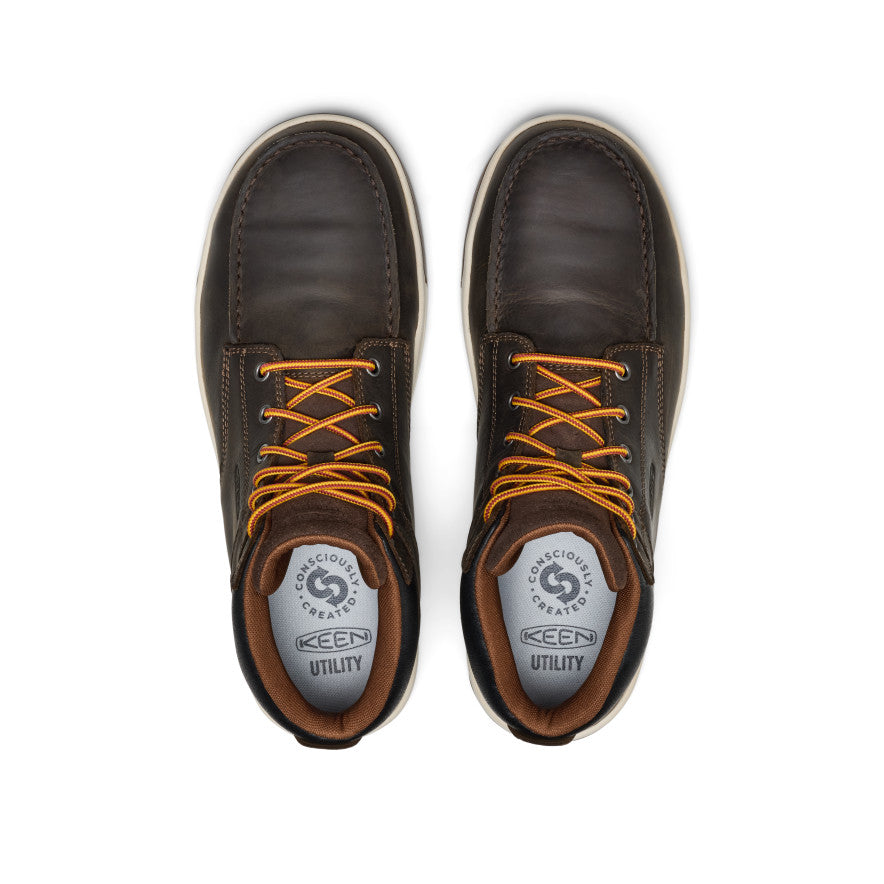Men's Gibson Waterproof Work Boot (Carbon Toe) | Cascade Brown/Gum