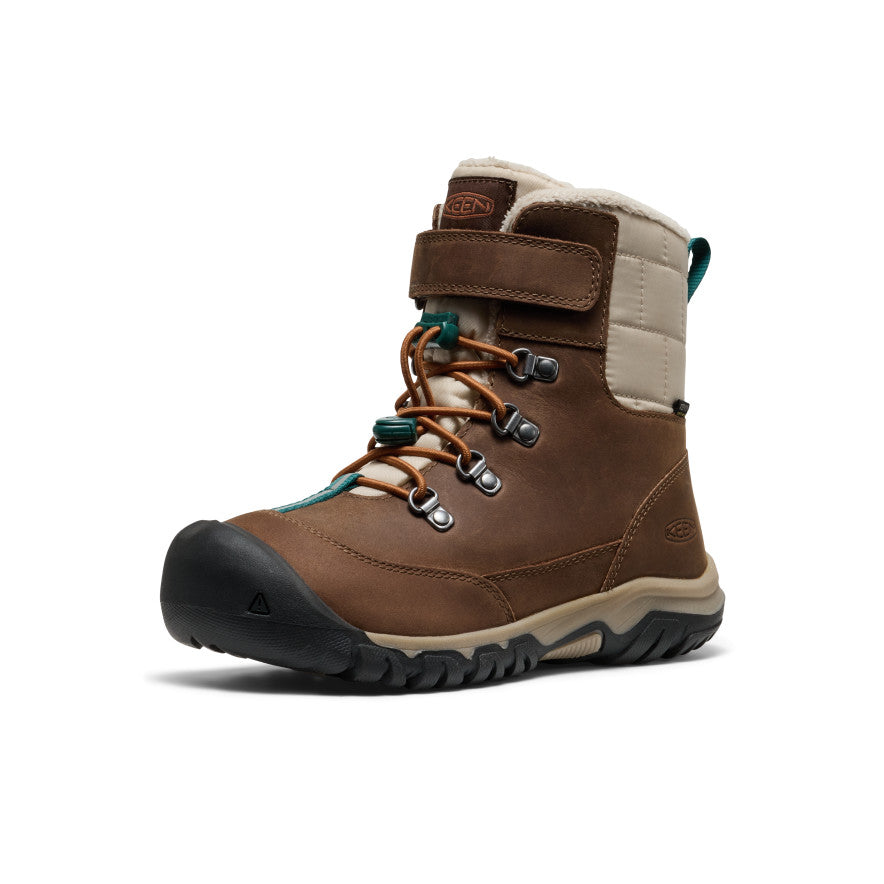 Big Kids' Kanibou Waterproof Winter Boot | Dark Earth/Roasted