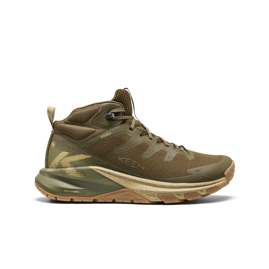 シューズ tk.88 Men's Targhee Apex Wide Waterproof Hiking Boot | Dark Olive/Khaki