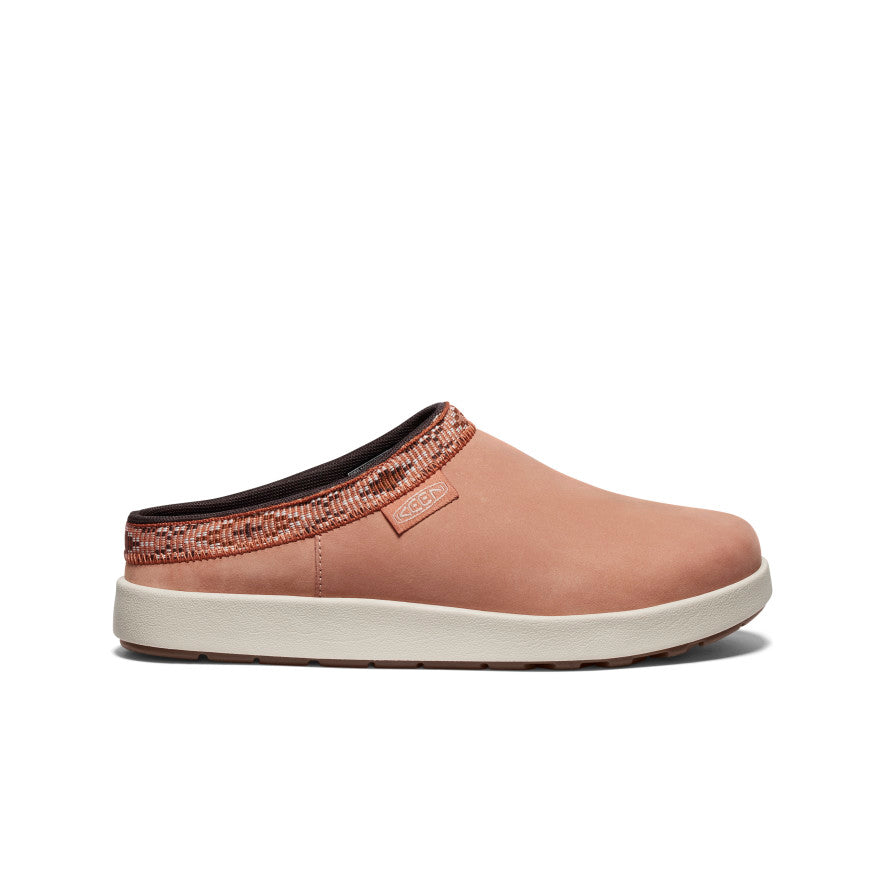 Women s Elle Suede Cork Birch Leather Mule KEEN KEEN Footwear