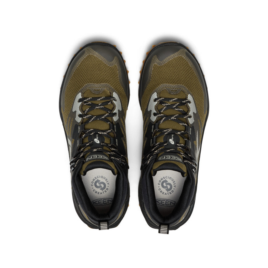 Keen Zionic NXT Mid Mens Hiking Shoes 10.5 Waterproof Boots Green Black Tan Keen Zionic Waterproof Hiking Boot - Men main image 4