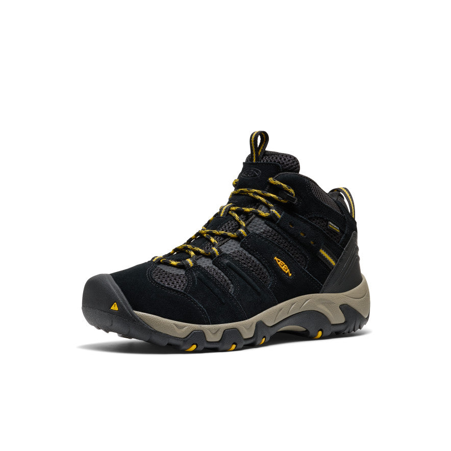 KEEN Black and Yellow Men\'s Waterproof Hiking Boots Men main image 2