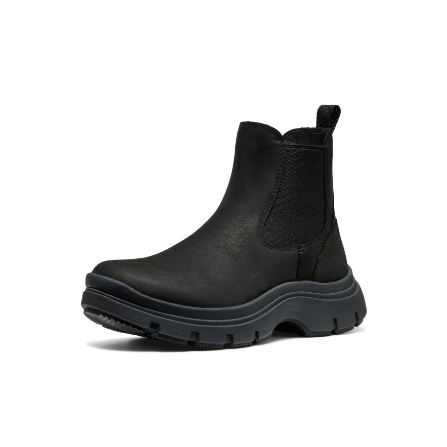 KEEN Women's Kosa Chelsea Boot Black/Black / 10