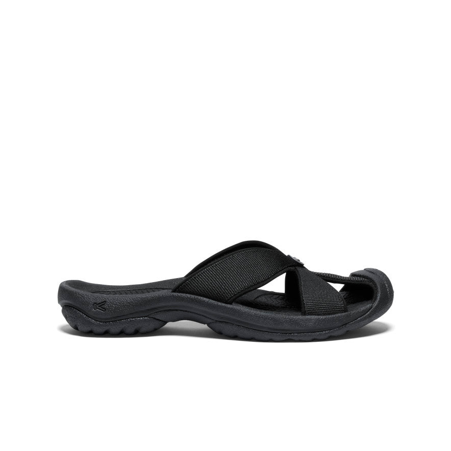 Women's Bali Slide Sandal Black/Steel Grey KEEN Footwear