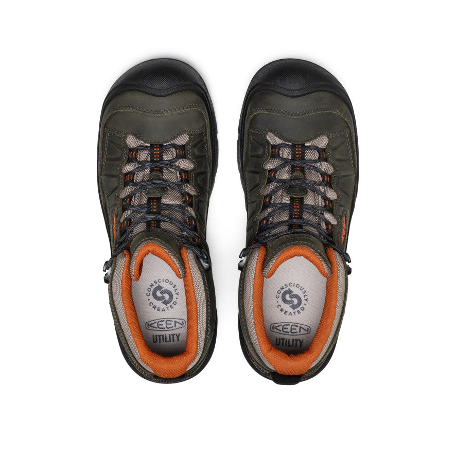 Men's Targhee IV Waterproof Work Boot (Carbon Toe) | Magnet/Black